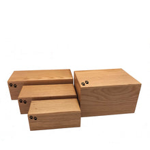 Load image into Gallery viewer, Solid Oak Wood Box