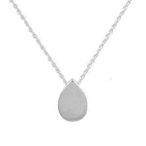 Sliding Flat Teardrop Pendant