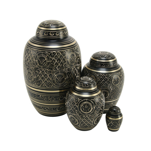 thumbnail image 2 of Metal Amato Animal S Close Print Urn Thoughtful Print For 2 of 13